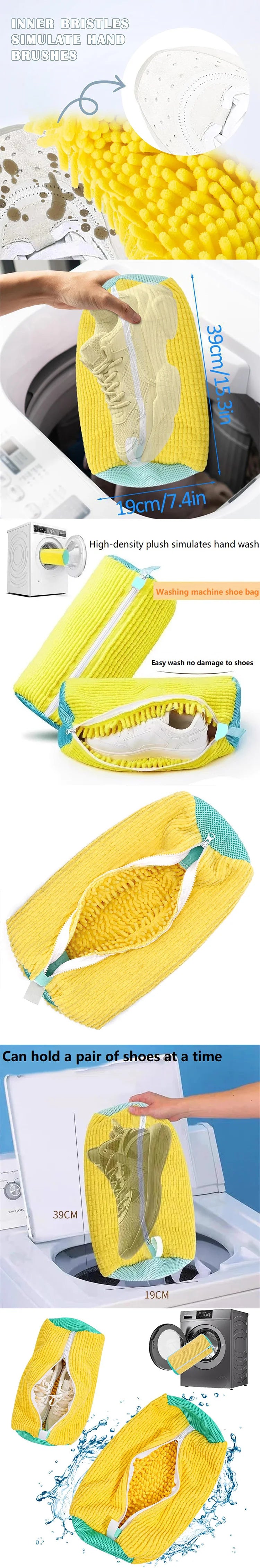 wash shoes , clean shoes